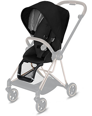 Cybex Seat Pack Plus for Mios Stroller - Stardust Black - Includes Canopy Pushchairs