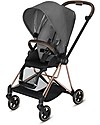 Cybex Seat Pack Plus for Mios3 Stroller - Manhattan Grey - with Canopy Pushchairs