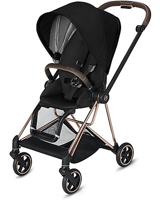 Cybex Seat Pack Plus for Mios3 Stroller - Stardust Black - with Canopy Pushchairs