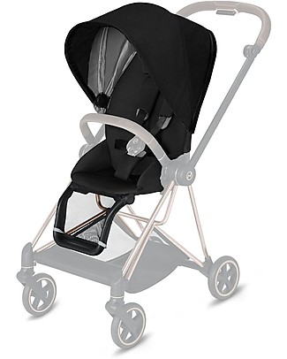 Cybex Seat Pack Plus for Mios3 Stroller - Stardust Black - with Canopy Pushchairs
