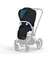 Cybex Seat Pack Plus for Priam4 or e-Priam Stroller - Midnight Blue - with Canopy Pushchairs