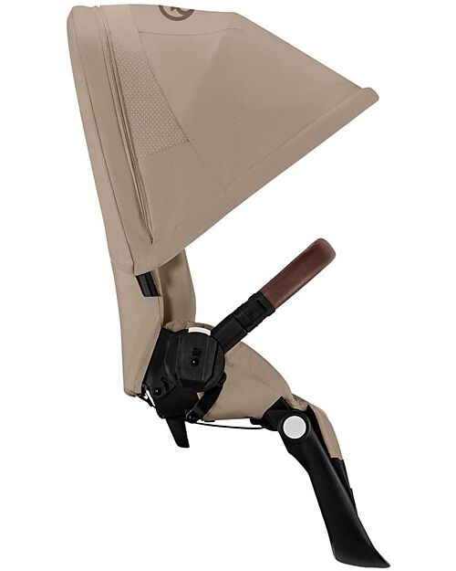 Cybex Second Seat for Gazelle S Stroller - Almond Beige Double Pushchairs