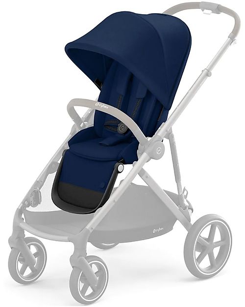 Cybex Second Seat for Gazelle S Stroller - Black/Navy Blue Double Pushchairs