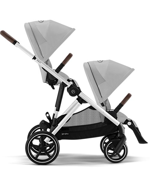 Cybex Second Seat for Gazelle S Stroller - Lava Grey Double Pushchairs
