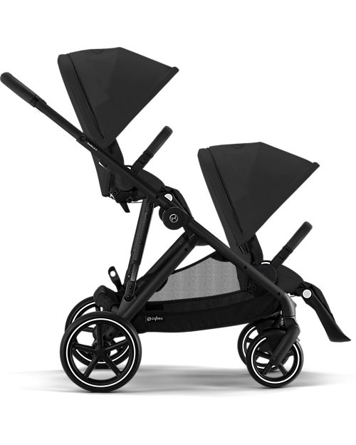 Cybex Second Seat for Gazelle S Stroller - Moon Black Double Pushchairs