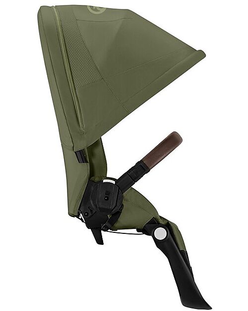 Cybex Second Seat for Gazelle S Stroller - Moss Green Double Pushchairs