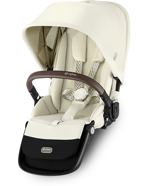 Cybex Second Seat for Gazelle S Stroller - Seashell Beige Double Pushchairs
