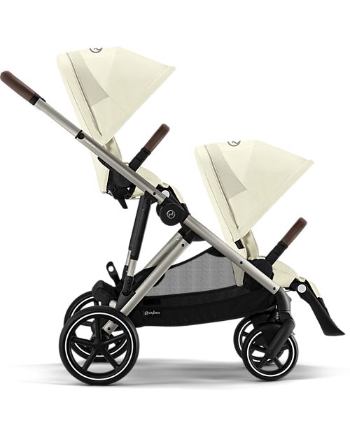 Cybex Second Seat for Gazelle S Stroller - Seashell Beige Double Pushchairs