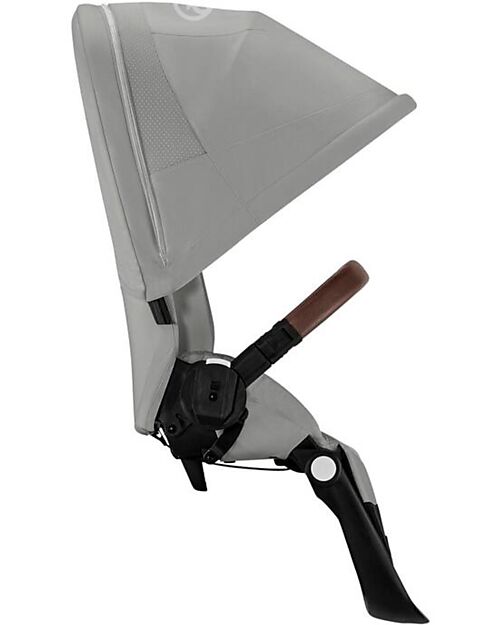Cybex Second Seat for Gazelle S Stroller - Silver - Stone Grey Double Pushchairs