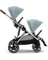 Cybex Second Seat for Gazelle S Stroller - Sky Blue Double Pushchairs