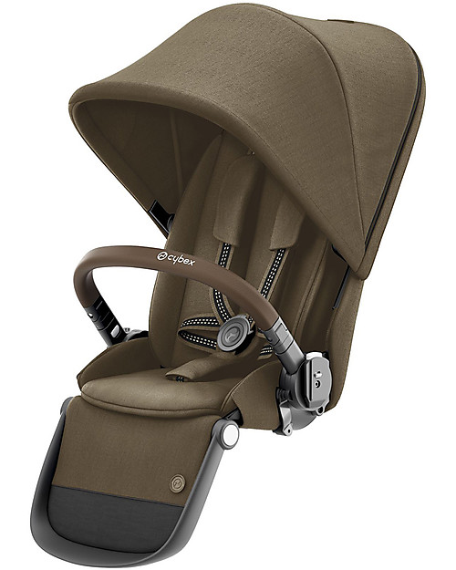 Cybex Second Seat for Gazelle S Stroller - Taupe/Classic Beige Double Pushchairs