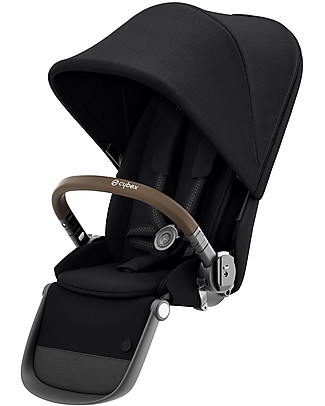 Cybex Second Seat for Gazelle S Stroller - Taupe/Deep Black Double Pushchairs