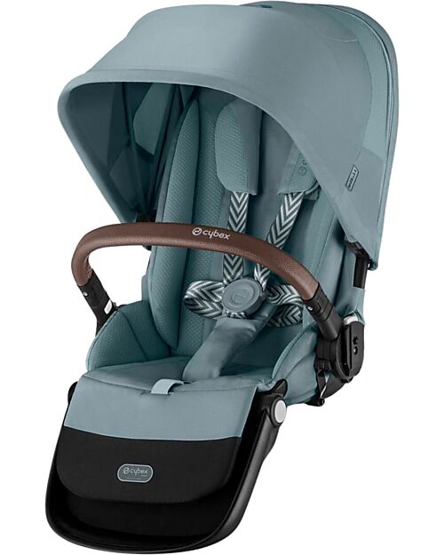 Cybex Second Seat for Gazelle S Stroller - Taupe - Stormy Blue Double Pushchairs