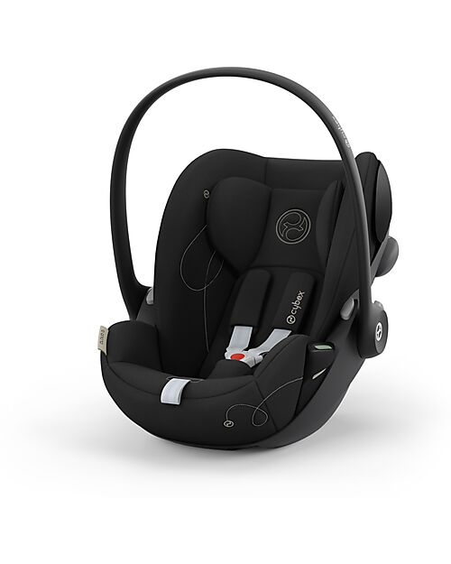 Cybex Seggiolino Auto Cloud G i-Size - Moon Black/Black- dalla Nascita Fino a 15/20 Mesi Car Seats Group 0+/1