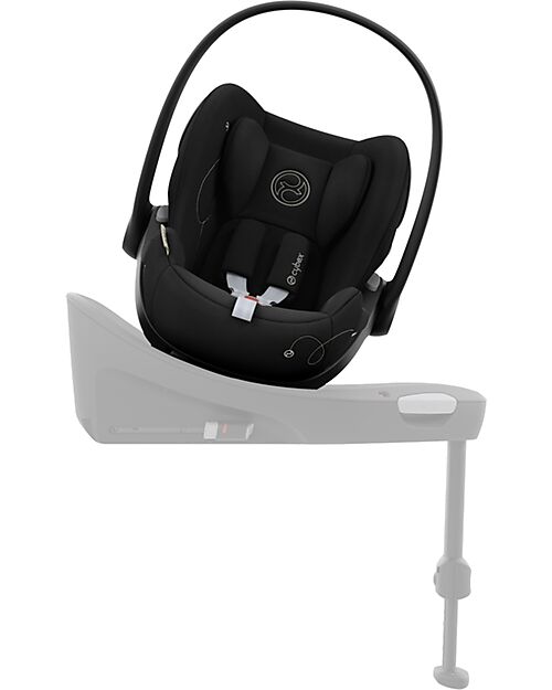 Cybex Seggiolino Auto Cloud G i-Size - Moon Black/Black- dalla Nascita Fino a 15/20 Mesi Car Seats Group 0+/1