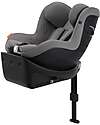 Cybex Sirona Gi I-Size Car Seat and 360° Rotating Base - Lava Grey - from Birth to 4 Years Car Seats Group 0+/1