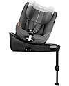 Cybex Sirona Gi I-Size Car Seat and 360° Rotating Base - Lava Grey - from Birth to 4 Years Car Seats Group 0+/1