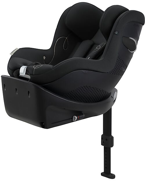 Cybex Sirona Gi I-Size Car Seat and 360° Rotating Base - Moon Black - from Birth to 4 Years Car Seats Group 0+/1
