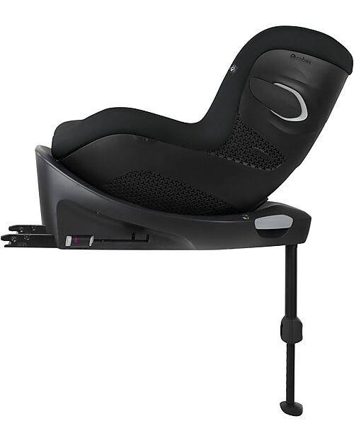Cybex Sirona Gi I-Size Car Seat and 360° Rotating Base - Moon Black - from Birth to 4 Years Car Seats Group 0+/1