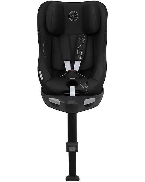 Cybex Sirona Gi I-Size Car Seat and 360° Rotating Base - Moon Black - from Birth to 4 Years Car Seats Group 0+/1
