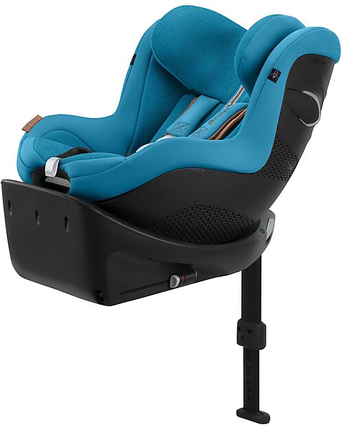 Cybex Sirona Gi I-Size Plus Car Seat and 360° Rotating Base - Beach Blue - from Birth to 4 Years Car Seats Group 0+/1