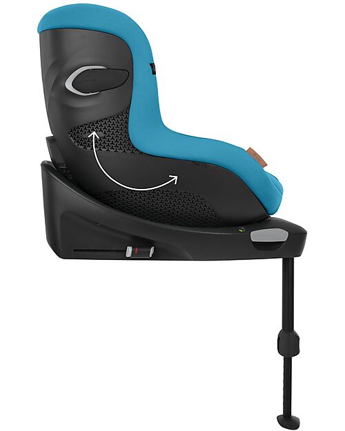 Cybex Sirona Gi I-Size Plus Car Seat and 360° Rotating Base - Beach Blue - from Birth to 4 Years Car Seats Group 0+/1