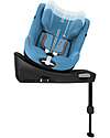 Cybex Sirona Gi I-Size Plus Car Seat and 360° Rotating Base - Beach Blue - from Birth to 4 Years Car Seats Group 0+/1