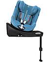 Cybex Sirona Gi I-Size Plus Car Seat and 360° Rotating Base - Beach Blue - from Birth to 4 Years Car Seats Group 0+/1
