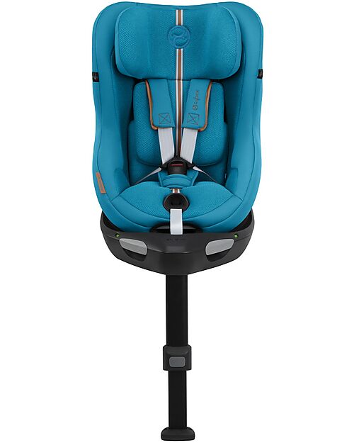 Cybex Sirona Gi I-Size Plus Car Seat and 360° Rotating Base - Beach Blue - from Birth to 4 Years Car Seats Group 0+/1