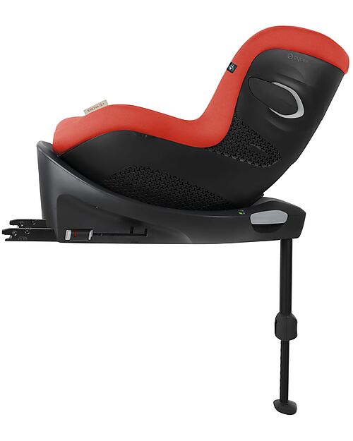 Cybex Sirona Gi I-Size Plus Car Seat and 360° Rotating Base - Hibiscus Red - from Birth to 4 Years Car Seats Group 0+/1