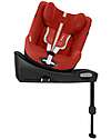 Cybex Sirona Gi I-Size Plus Car Seat and 360° Rotating Base - Hibiscus Red - from Birth to 4 Years Car Seats Group 0+/1