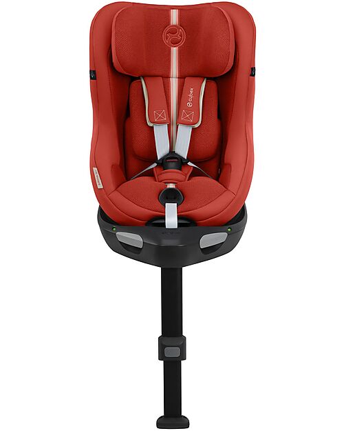 Cybex Sirona Gi I-Size Plus Car Seat and 360° Rotating Base - Hibiscus Red - from Birth to 4 Years Car Seats Group 0+/1