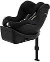 Cybex Sirona Gi I-Size Plus Car Seat and 360° Rotating Base - Moon Black - from Birth to 4 Years Car Seats Group 0+/1