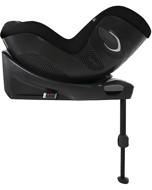 Cybex Sirona Gi I-Size Plus Car Seat and 360° Rotating Base - Moon Black - from Birth to 4 Years Car Seats Group 0+/1