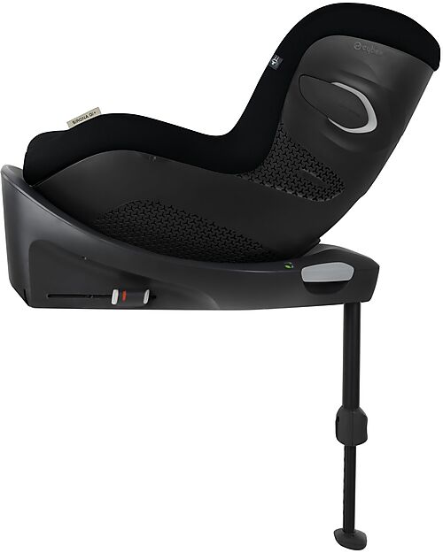 Cybex Sirona Gi I-Size Plus Car Seat and 360° Rotating Base - Moon Black - from Birth to 4 Years Car Seats Group 0+/1