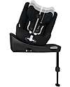 Cybex Sirona Gi I-Size Plus Car Seat and 360° Rotating Base - Moon Black - from Birth to 4 Years Car Seats Group 0+/1