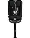 Cybex Sirona Gi I-Size Plus Car Seat and 360° Rotating Base - Moon Black - from Birth to 4 Years Car Seats Group 0+/1
