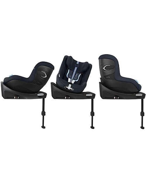 Cybex Sirona Gi I-Size Plus Car Seat and 360° Rotating Base - Ocean Blue - from Birth to 4 Years Car Seats Group 0+/1