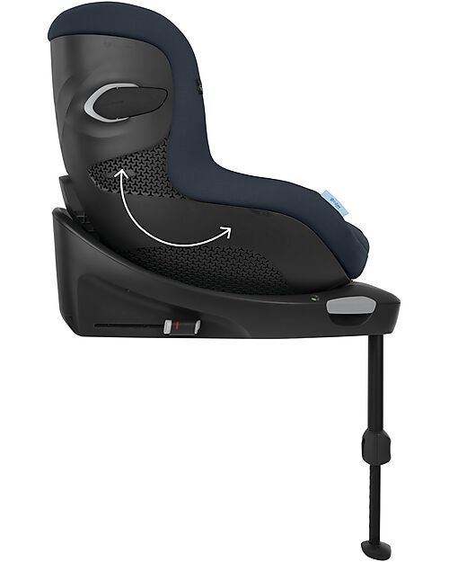 Cybex Sirona Gi I-Size Plus Car Seat and 360° Rotating Base - Ocean Blue - from Birth to 4 Years Car Seats Group 0+/1