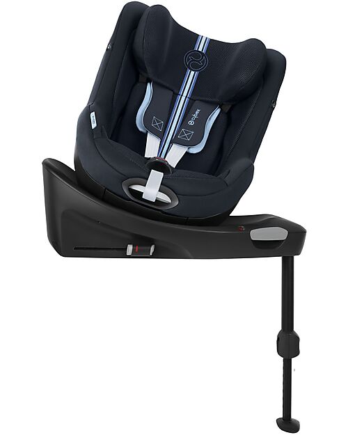 Cybex Sirona Gi I-Size Plus Car Seat and 360° Rotating Base - Ocean Blue - from Birth to 4 Years Car Seats Group 0+/1