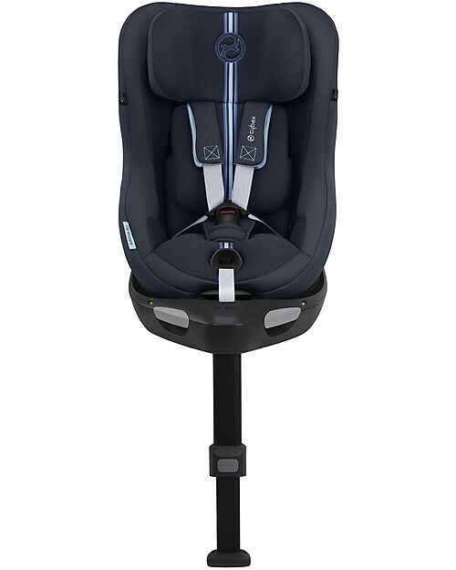Cybex Sirona Gi I-Size Plus Car Seat and 360° Rotating Base - Ocean Blue - from Birth to 4 Years Car Seats Group 0+/1