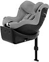 Cybex Sirona Gi i-Size Plus Car Seat - Stone Grey/Mid Grey - Mesh Fabric Car Seats Group 2/3