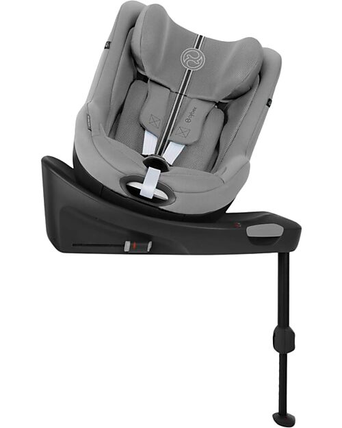 Cybex Sirona Gi i-Size Plus Car Seat - Stone Grey/Mid Grey - Mesh Fabric Car Seats Group 2/3