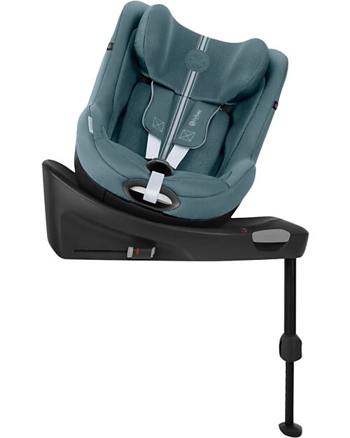 Cybex Sirona Gi i-Size Plus Car Seat - Stormy Blue/Light Blue - Mesh Fabric Car Seats Group 0+/1