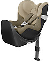 Cybex Sirona M2 i-Size Car Seat - Classic Beige - Comfy and Safe! Car Seats Group 1/2/3