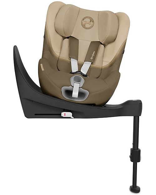 Cybex Sirona SX2 i-Size Car Seat - Seashell Beige - Group 0+/1 - 360° Rotating Mechanism Car Seats Group 0+/1