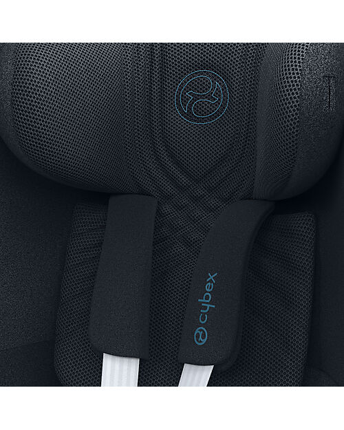 Cybex Sirona T i-Size Plus Car Seat - Nautical Blue - Solar Canopy with Mesh Inserts - 360° Rotation Car Seats Group 0+/1