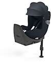 Cybex Sirona T i-Size Plus Car Seat - Nautical Blue - Solar Canopy with Mesh Inserts - 360° Rotation Car Seats Group 0+/1