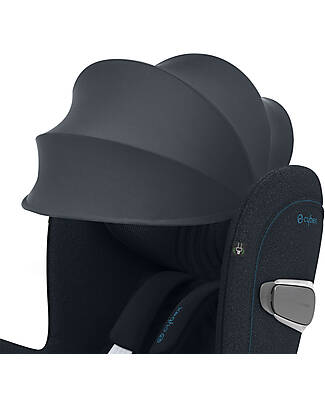 Cybex Sirona T I-Size Plus Car Seat - Nautical Blue - Sun Canopy With Mesh Inserts - From Birth to 105cm Car Seats Group 0+/1