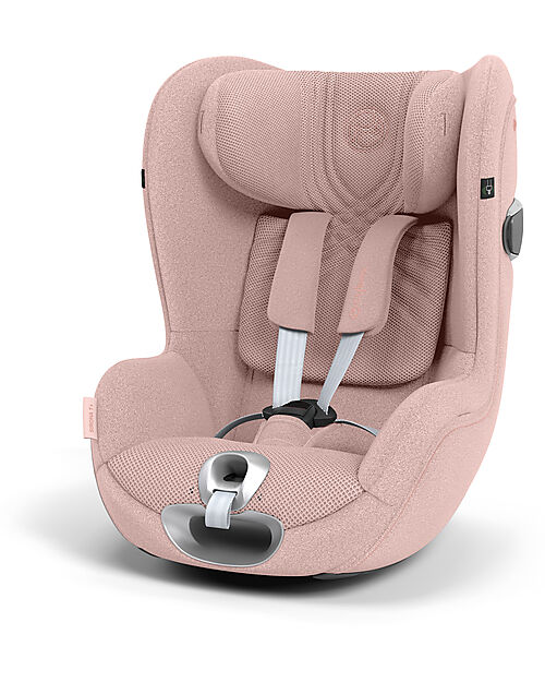 Cybex Sirona T i-Size Plus Car Seat - Peach Pink - Solar Canopy with Mesh Inserts - 360° Rotation Car Seats Group 0+/1